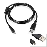 1.2m 8 pin usb data sync cable wire for nikon sony cybershot