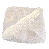 OtGo新生児赤ちゃん女の子男の子幼児ニットウールSleepingバッグハンドクラフト写真プロップ 15.75x2.76'' ホワイト
