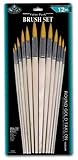 Royal & Langnickel RSET-9604 Gold Taklon Round Brush Set