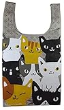 のあぷらす なごみ・たて型エコバッグ ねこ×ねこ