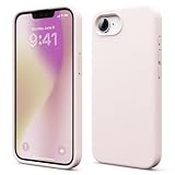 【elago】 iPhone 17e iPhone 16e 対応 ケース シリコン 耐衝撃 スマホケース 指紋 防止 サラサラ シンプル シリコンケース カバー [ iPhone17e iPhone16e アイフォン17e アイフォン16e 対応 携帯ケース ] SILICONE CASE ラブリーピンク