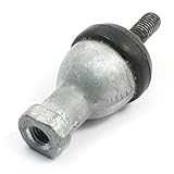 uxcell　ロッドエンド球軸受　ベアリング　シルバーグレー　ブラック　　ゴム