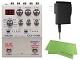 BOSS ボス - エフェクター／デジタルディレイ DD-200 + 純正ACアダプター PSA-100S2 + マークスオリジナルクロス セット