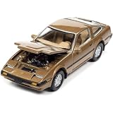 1984 日産 300ZX アスペンゴールドメタリック ブラックストライプクラシックゴールドコレクションシリーズ 限定版 世界中で12480ピース 1/64 ダイキャストモデルカー Johnny Lightning