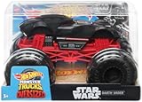 Hot Wheels モンスタートラック オーバーサイズ 1:24スケール メタル ダイキャストトイトラック (2023 ダースベイダー)