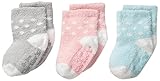 Carter's Baby-Girls Newborn Dot Chenille Socks Multi 3-12/Medium Months (Pack of 3) [並行輸入品]