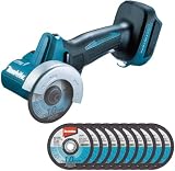マキタ18V用充電式コンパクトカッタ MC300DZ 切断砥石10枚付 (バッテリ・充電器別売) SHIBASHO 国内正規品 （柴商アクセサリバッグサービス）