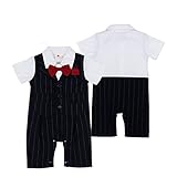 ベビー キッズ 赤ちゃん 子供服 洋装フォーマル 紳士風 男の子 半袖 カバーオール ロンパース 春夏 結婚式 お宮参り 七五三 節句 入園式 入学式 出産祝い ギフトxw030b