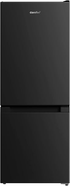 COMFEE' 冷蔵庫 136L 幅47cm スリム 省スペース 大容量 耐熱天板 静音 省エネ 一人暮らし ふたり暮らし用 右開き ブラック RCB139BL1JP(E) - 1