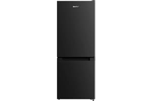 COMFEE' Refrigerator, 136L, Width 18.5 inches (47 cm), Slim, Space-saving, Large Capacity, Heat Resistant Top, Quiet, Energy-saving, for Single or Couple Living, Right Opening, White RCB139BL1JP(E)
