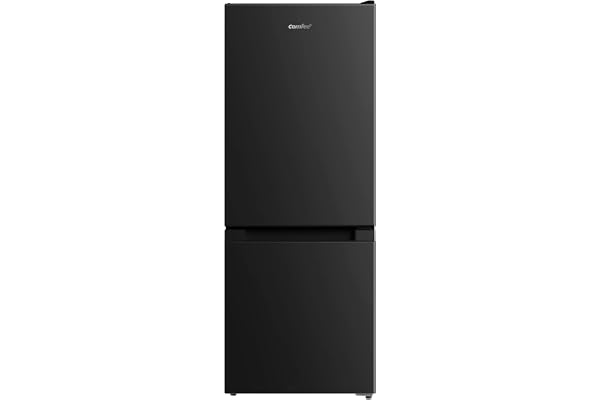 COMFEE' 冷蔵庫 136L 幅47cm スリム 省スペース 大容量 耐熱天板 静音 省エネ 一人暮らし ふたり暮らし用 右開き ブラック RCB139BL1JP(E)