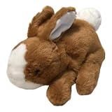 キュート販売 ぬいぐるみ ハンドパペット ぬいぐるみタイプ PVうさぎ 這い ブラウン J0082