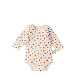 [ミキハウス] MIKIHOUSE カラフルドット うさこ長袖ボディシャツ （70cm・80cm・90cm） 10-2474-972 白 80cm