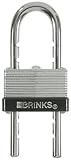 Brinks 165 – 40061 1 – 1 / 2インチ40 mmラミネートスチール南京錠with Adjustableシャックルand Wardedロックメカニズム、1パック