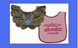 TC Baby Girls U.S. Air Force Camo Princess Bibs 2 pk by Jolt TC