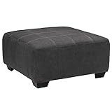 StarSun Depot ベンチクラフト ソレントン オーバーサイズ アクセント オットマン スレート生地 幅38インチ x 奥行き38インチ x 高さ20インチ