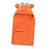 Just Born Love to Bathe Puppet Towel, Orange by Just Born