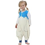 ベビーパジャマ 袖なし ロンパース 子ども 着ぐるみ ジャンプスーツ かわいい動物柄 カバーオール プレゼント 出産祝い (74CM(3-5歳), ホワイト)