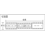 TRUSCO(トラスコ) 防水形圧着スリーブ (6個入) T-SB1614