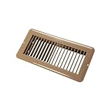 JR Products (02-28995) Brown 4" x 10" Metal Undampered Floor Register [並行輸入品]