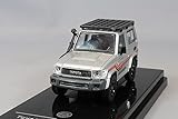 JADI B トヨタ ランドクルーザー 71 14 シルバー RHD ルーフラック付 1/64 PA65566