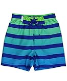 RuggedButts Infant / Toddler Boys Ombre Striped Swim Trunks W /調節可能なウエスト US サイズ: 3S カラー: ブルー