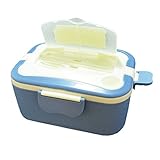 Jiyaru 12 V電気暖房ランチボックス車Food Warmer PortableコンテナMealヒーター One Size ブルー JH0084-1/QBUS