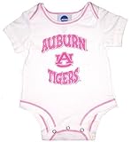 オーバーンTigers Infant Onesie 3 – 6ヶ月ピンクとホワイト