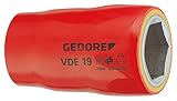 ゲドレー(Gedore) ソケットレンチ 絶縁ソケットレンチ 1/2 対辺19mm VDE 19 19