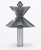 MLCS 7882 Crown Molding Bevel with Angle Bit of 52-by-38-Degree, 1/2-Inch Shank [並行輸入品]