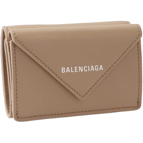 Amazon | [バレンシアガ] 三つ折り財布 ペーパー ミニ財布 レディース