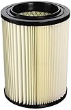 Super Max Wet Dry Vacuum Air Cartridge Filter Pleated 3 layer - Designed for RIDGID 5 gallon and up 