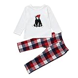 (プタス)Putars ベビー服 子供服 上下セット Tシャツ 男の子 クマ柄 チェック柄 可愛い 秋 冬 旅行 記念日 プレゼント 12ヶ月-5歳