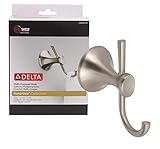 デルタharg35-sn Hargrove多目的ローブフック、サテンニッケル仕上げ