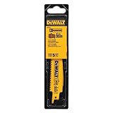 DEWALT DW4862 6-Inch 6TPI Demolition Bi-Metal Reciprocating Saw Blade (5-Pack) [並行輸入品]