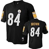 Antonio Brown Pittsburgh Steelers NFL Youth 2016–17シーズン ミッドティアジャージー ブラック US サイズ: X-large 18/20 カラー: 