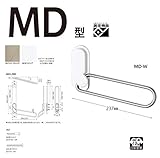 川口技研:室内用ホスクリーン　窓枠付　MD型　W(ホワイト) MD-W
