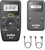 Godox TRシリーズ ワイヤレスタイマーシャッターリモコンキット(TX+RX+C1+C3) 2.4Gワイヤレス内蔵 32チャンネル選択可能 超長時間待機 コンパクトで携帯しやすい 長時間露出/間隔撮影/遅延シャッター撮影 キャノンa7 a7m2 a7m3 a7S a7SII a7R a7RII a9などに対応