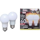 LED電球 E26 広配光 60形相当 電球色 2個セット アイリスオーヤマ LDA9L-G-6T32P
