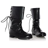 Ellie Shoes PL3409BK-S Black Buccaneer Boot Child SMALL