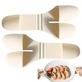 オーブン用のキッチングローブ - ミニオーブンミッツフィンガーグローブ - ミニオーブンミッツアンチスリップオーブンフィンガーグローブ、揚げ物のベーキングバーベキューのための小さなキッチンミトングローブ