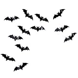 3次元Halloween Bat Decals – 12のセット