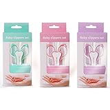 Pumpumly 新生児用 ベビーつめきりハサミ 爪切りスーツ 0ヵ月から対象 5個セット