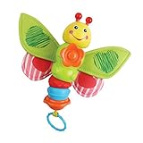 サクララ（Sakulala) ガラガラ おもちゃ　バタフライ 蝶 布 ベビー 赤ちゃん 新生児 知育玩具 出産祝い 誕生日 プレゼント ぬいぐるみ