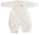 30%OFF！！くまさん刺繍＆総柄☆2ウェイドレスオール☆サックス