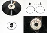LP用 レコード レーベル カバー 防水洗浄 （交換用Oリング・ワッシャー 1セット付属）