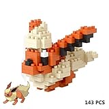 LNO Anime Pokemon Flareon NanoブロックダイヤモンドMini Building Toysポケットモンスター