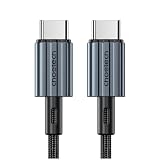 Type-C ケーブル Type-C to C USB ナイロンケーブル スマホ 充電ケーブル 丈夫PD 60W 対応 Android MacBook 充電コード 2m 20V/3A 対応 急速充電 USB-C to Cケーブル XCC-1015 (2m)