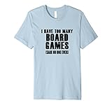 Mens Cool I Have Too Many Board Games T-Shirt Gift XL Baby Blue [並行輸入品]
