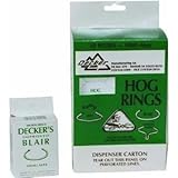 Decker Manufacturing#6Blair Hog Ring-100PC BLAIR HOG RING (並行輸入品)